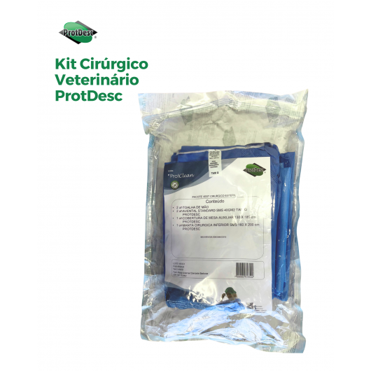 PACOTE VEST CIRURGICO ESTERIL PROT CLEAN UNIVERSAL VET N 1 