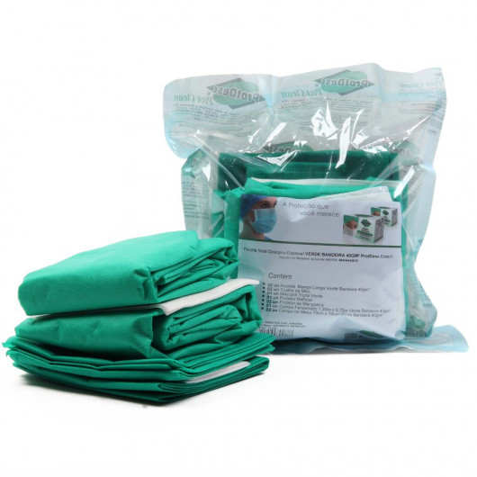 Kit Odonto Especial Estéril Protdesc 40gm Verde Bandeira