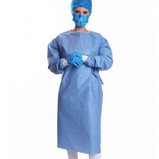 Avental Cirúrgico ProtDesc SMS Estéril Master com Reforço Impermeável tam M