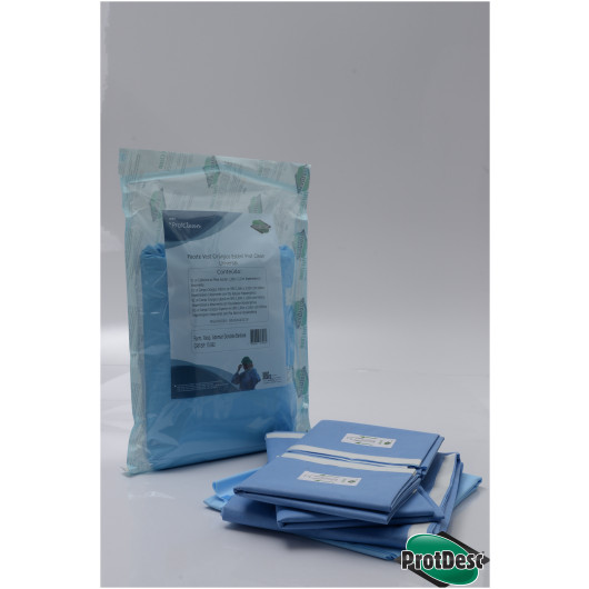 PACOTE VEST CIRURGICO ESTERIL PROT CLEAN PARTO NORMA