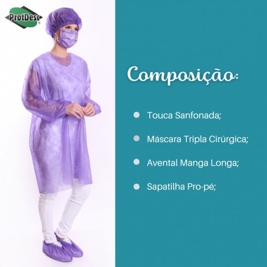 Combo Lilás Protdesc