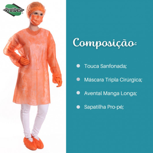 Combo Laranja Protdesc