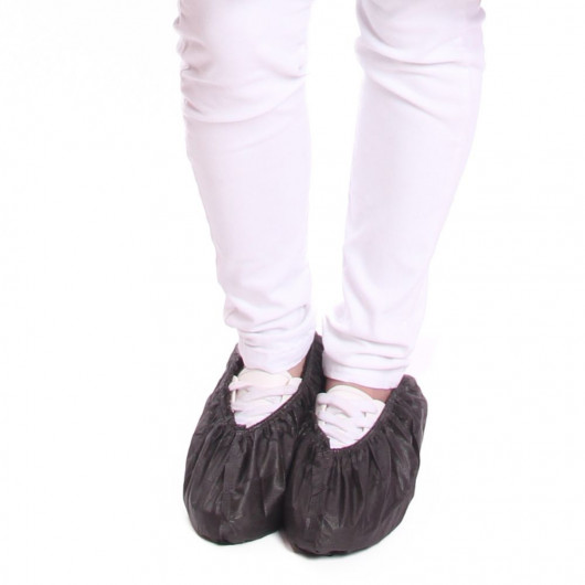 Sapatilha Pro-Pé 20gm² Protdesc pct 100 unidades Black