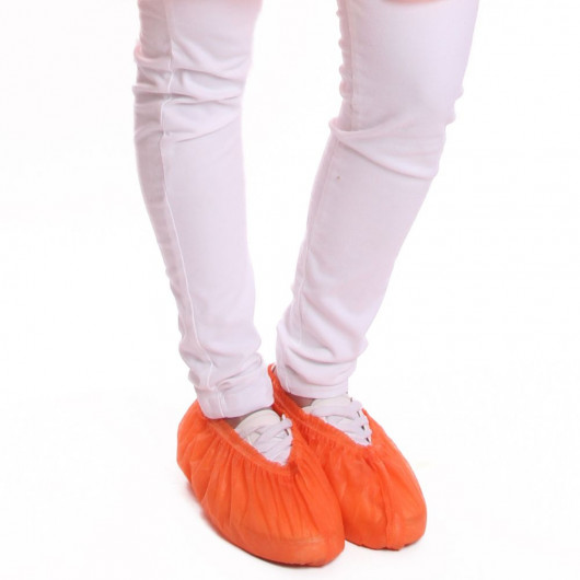 Sapatilha Pro-Pé 20gm² Protdesc pct 100 unidades Laranja