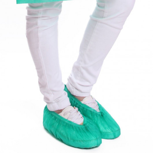 Sapatilha Pro-Pé 30gm² Protdesc pct 100 unidades Verde