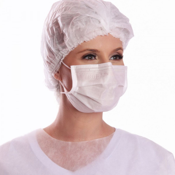 Touca Sanfonada Protdesc Premium pct 100 unidades Branca