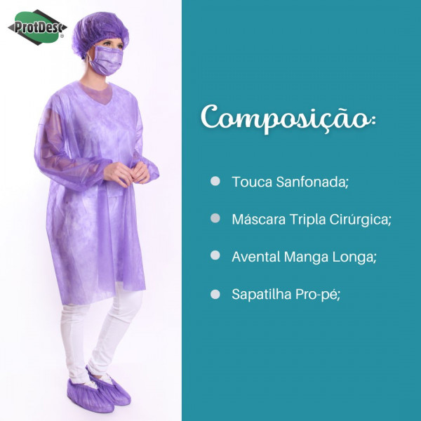 Combo Lilás Protdesc